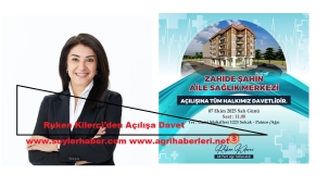 AK Parti Ağrı Milletvekili Ruken Kilerci'den Açılış Daveti