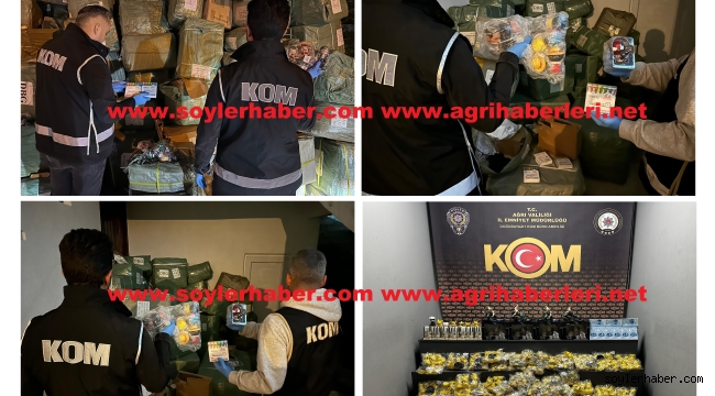 ​​​​​​​Gürbulak Gümrüğü'nde 40 Milyon TL Değerinde Sağlığa Zararlı Kaçak Ürün Ele Geçirildi