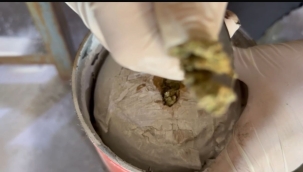 Ağrı'da Yabancı Plakalı Bir Otobüste Yangın Tüpünden Uyuşturucu Çıktı