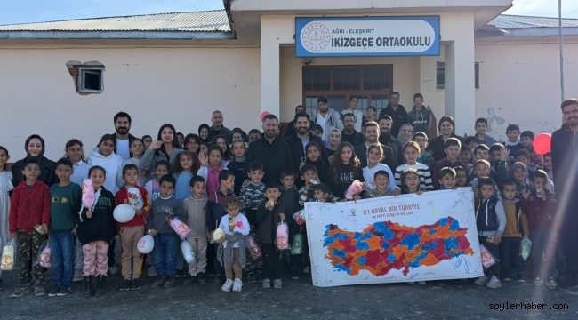 AK Parti Ağrı'dan Köy Çocuklarıyla "81 Hayal Bir Türkiye" Buluşması