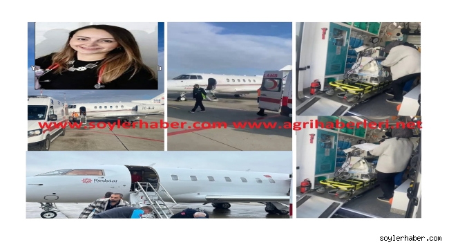 AĞRI'DA HAYAT KURTARAN İKİ HAVA SEVKİ: UÇAK AMBULANSLAR ZAMANLA YARIŞTI