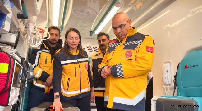 Ağrı'ya Son Teknoloji Donanımlı Yeni Ambulanslar Teslim Edildi