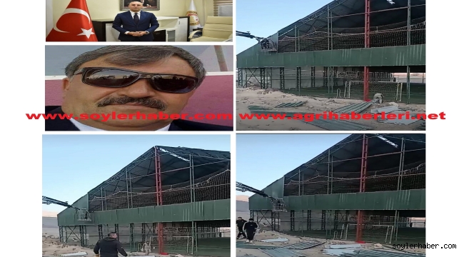 Doğubayazıt Karabulak Köyü Halı Sahası Modernleştirildi