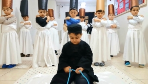 DOĞUBAYAZIT'TA ÇOCUKLAR MEVLANA İLE MANEVİ BİR YOLCULUĞA ÇIKTI