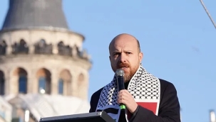 Bilal Erdoğan'dan Galata'da dünyaya Gazze mesajı: Boykotla zulmün normalleşmesine dur diyeceğiz.