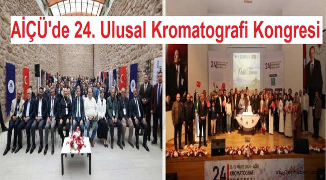 Tarihi İshakpaşa Sarayı'nda Açılan 24. Ulusal Kromatografi Kongresi, AİÇÜ'de Bilim ve Ödüllerle Kapandı