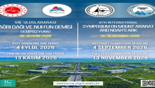Ağrı İbrahim Çeçen Üniversitesi'nden Ağrı Dağı ve Nuh'un Gemisi Sempozyumu İçin Bildiri Çağrısı