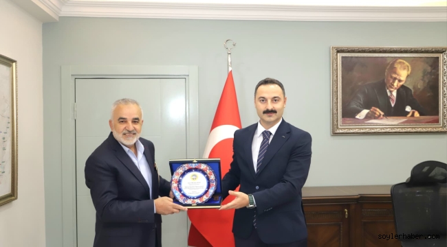 Başkan Sıddık Söyler'den Yeni Kaymakam Ayvat'a Anlamlı Ziyaret