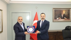 Başkan Sıddık Söyler'den Yeni Kaymakam Ayvat'a Anlamlı Ziyaret