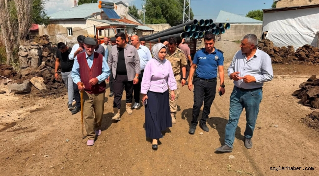 Taşlıçay Kaymakamı Kübra Baka Kılıç'tan Köy Ziyaretleri