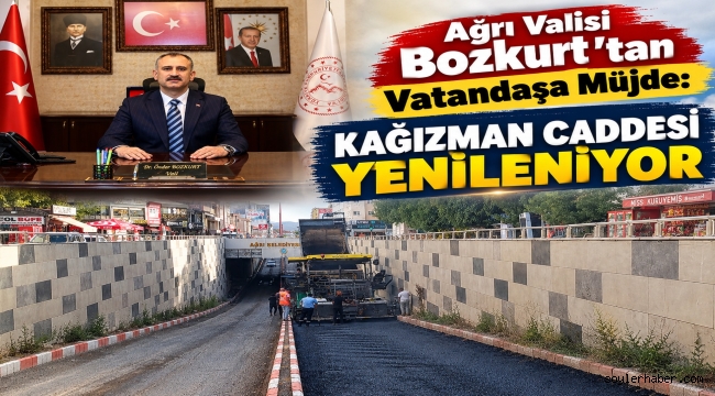 Ağrı'da Ulaşımda Konfor Dönemi: Vali Bozkurt'tan Kağızman Caddesi İçin Yeni Karar