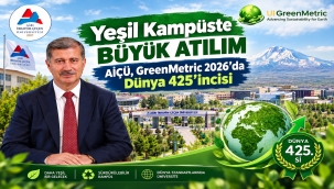 AİÇÜ'den Uluslararası Başarı: GreenMetric 2026'da 174 Basamaklık Yükseliş