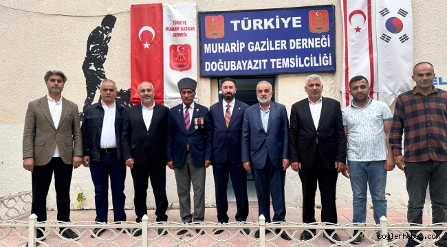 AK Parti Doğubayazıt Teşkilatı'ndan Gaziler Günü'nde Anlamlı Ziyaret