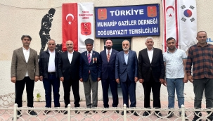 AK Parti Doğubayazıt Teşkilatı'ndan Gaziler Günü'nde Anlamlı Ziyaret