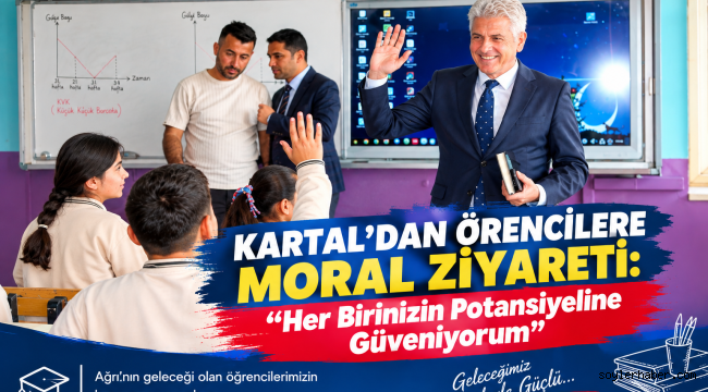 Doğubayazıt İlçe Milli Eğitim Müdürü Kartal'dan 8. Sınıflara LGS Tavsiyeleri: "Zamanı Verimli Kullanın"