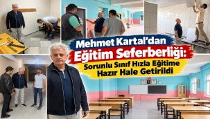 Doğubayazıt'ta Eğitim Ortamları Değişiyor: Müdür Mehmet Kartal'ın Öncülüğünde Saha Çalışmaları Sürüyor