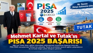 Tutak'tan Dünyaya: Mehmet Kartal'ın Eğitim Seferberliği PISA 2025'te Türkiye'ye Küresel Başarı Getirdi.