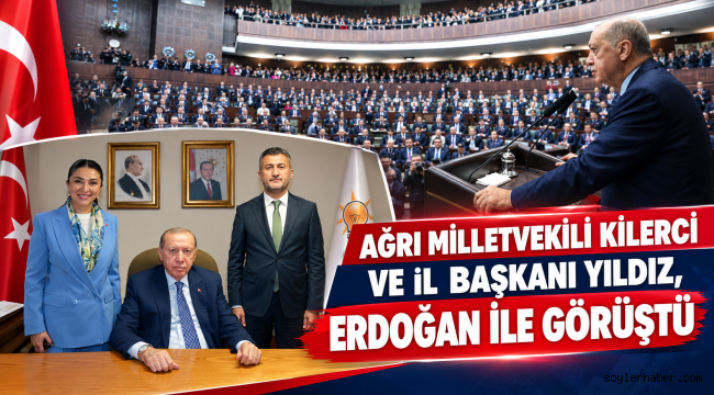 AK Parti Ağrı Milletvekili Ruken Kilerci ve İl Başkanı İlhami Yıldız, Cumhurbaşkanı Erdoğan ile Ağrı'yı İstişare Etti