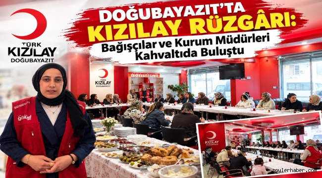 DOĞUBAYAZIT'TA KIZILAY KADIN'DAN ANLAMLI KAHVALTI BULUŞMASI